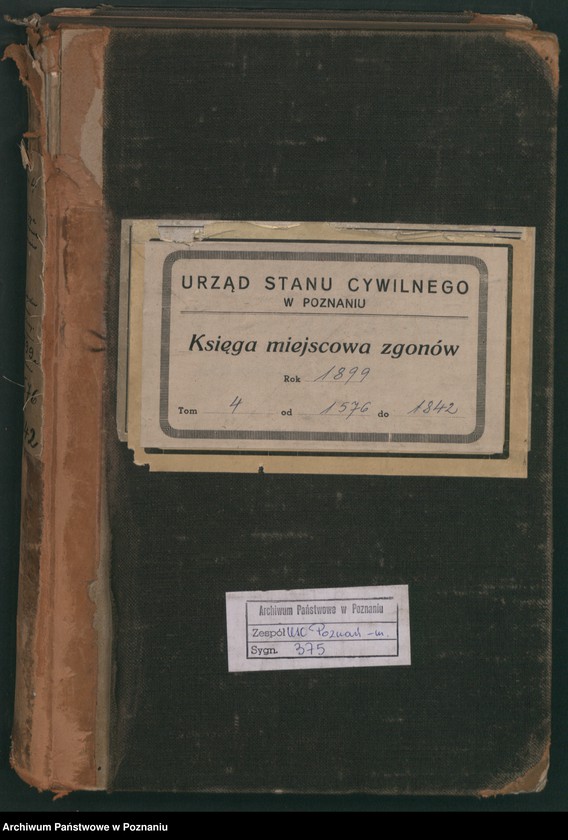 Obraz 2 z jednostki "Księga zgonów t. IV"
