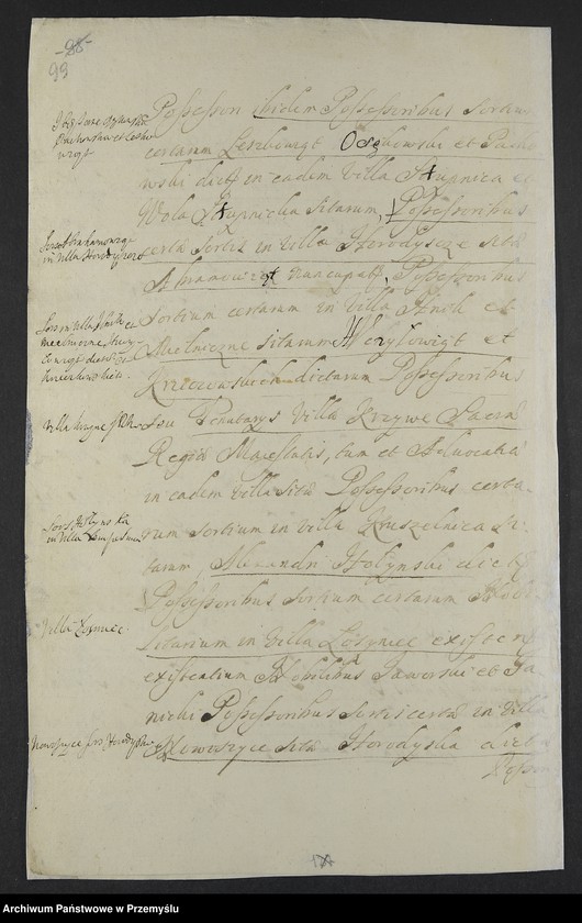 image.from.collection.number "Dokumenty pergaminowe wsi Siedliska koło Zamościa 1457-1662111"