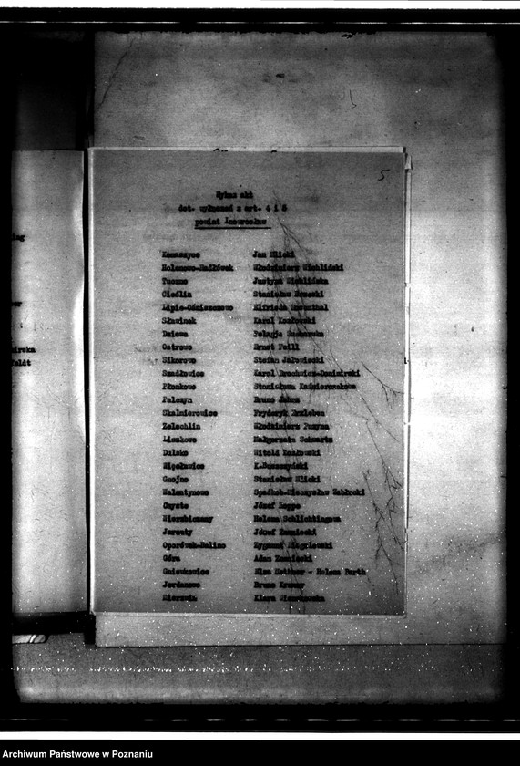 Obraz 9 z jednostki "Sprawy ogólne dotyczące wyłączeń z art.. 4 i 5 ustawy o wykonaniu reformy rolnej z terenu powiatu inowrocławskiego"