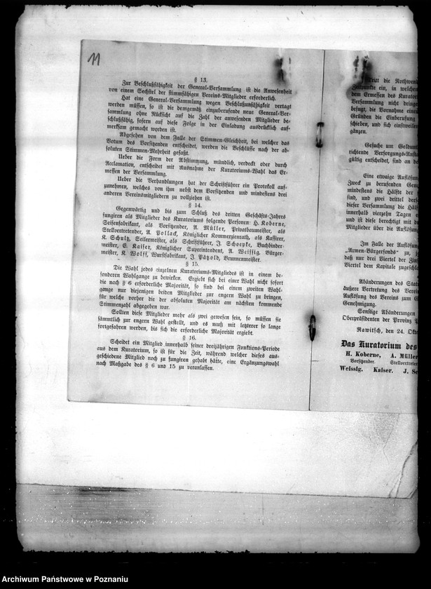 Obraz 15 z jednostki "/Burgerversorgungsverein w Rawiczu/"