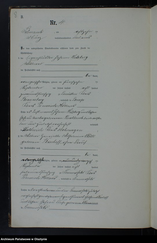 image.from.unit.number "Heiraths-Neben-Register Nr 1 - 20"