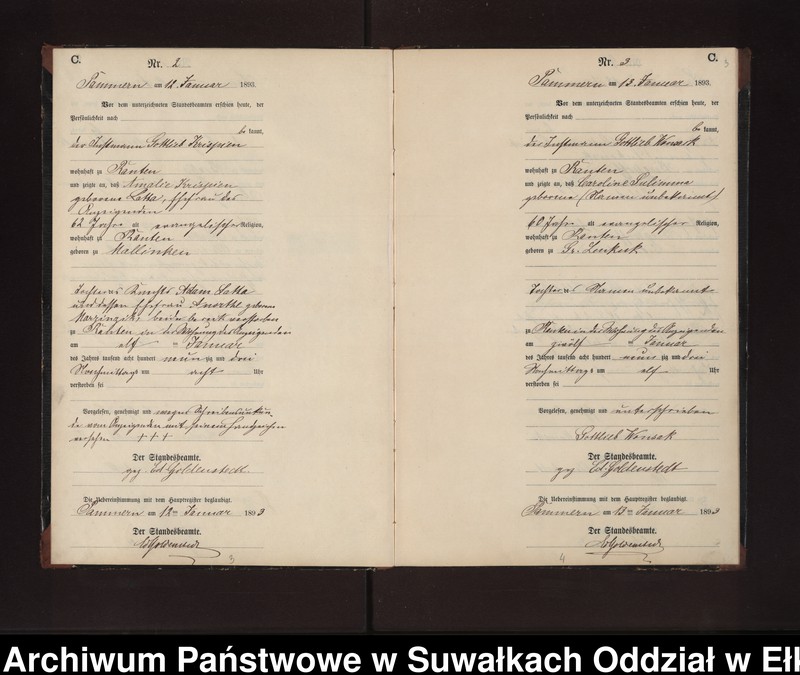 image.from.unit.number "Sterbe-Neben-Register des Preussischen Standes-Amtes Neuhoff Kreis Loetzen"