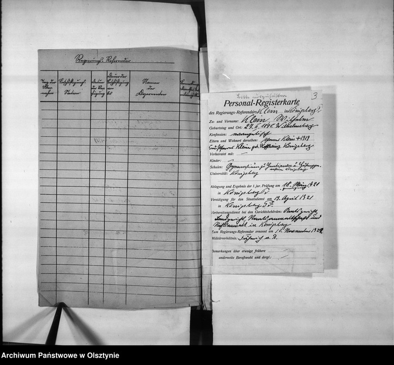 image.from.unit.number "Regierungs-Referendar Klein [Wilhelm]"