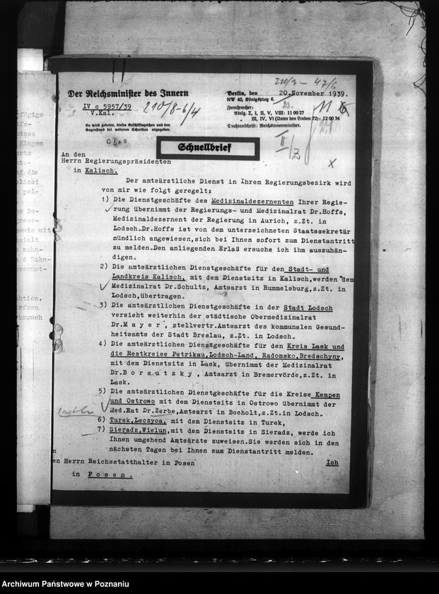 Obraz 15 z jednostki "Sprawozdania ze stanu zdrowotności w Kraju Warty, zwłaszcza w rejencji łódzkiej"