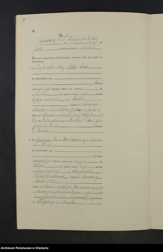 image.from.unit.number "Heiraths-Neben-Register Nr 1 - 14"