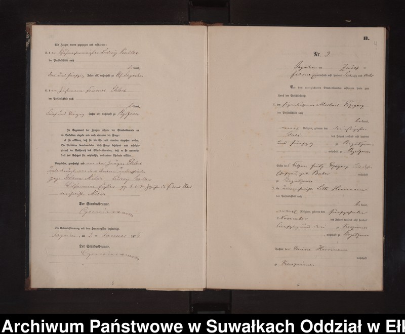 image.from.unit.number "Heiraths-Neben-Register des Preussischen Standes-Amtes Rydzewen Kreis Loetzen"
