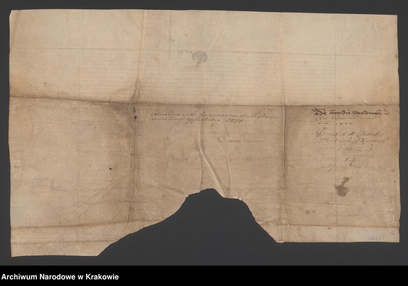 Obraz 2 z kolekcji "Dokumenty i pieczęcie Władysława III Jagiellończyka (1424‒1444) zwanego Warneńczykiem, króla Polski i Węgier111"