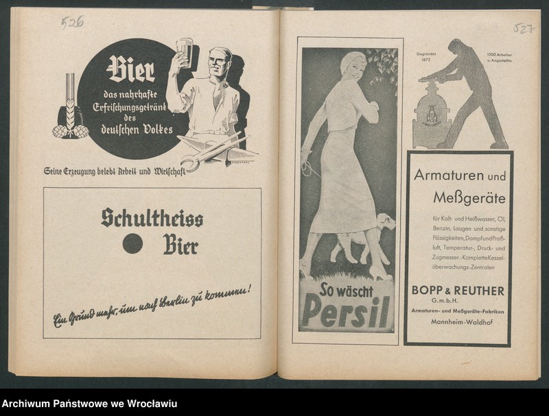 Obraz 5 z kolekcji "Reklamy znanych marek w roczniku „Unsere Saar” z 1935 roku111"