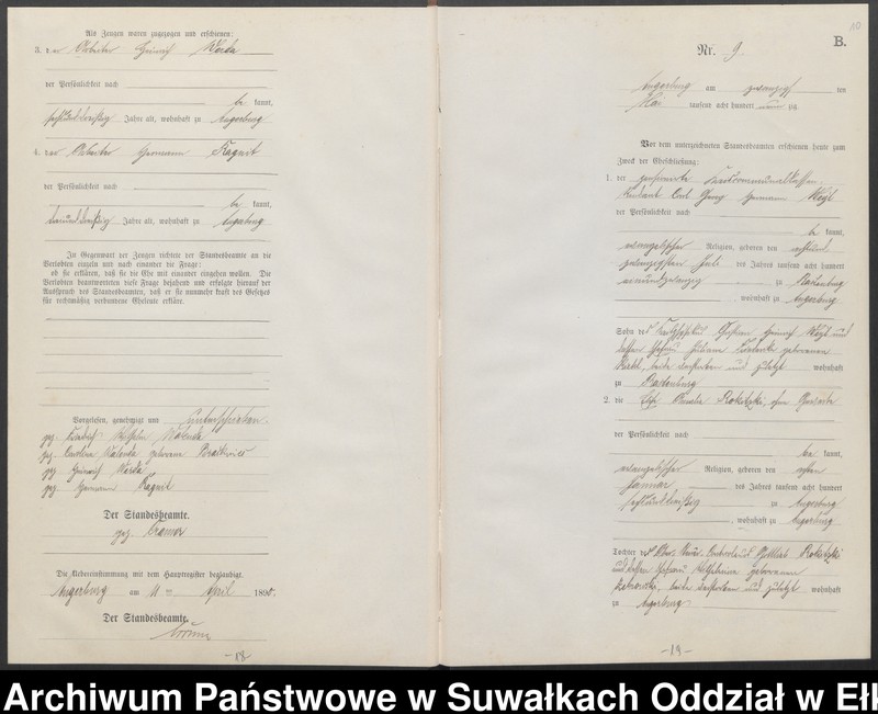 image.from.unit.number "Heiraths-Neben-Register des Preussischen Standes-Amtes Angerburg Kreis Angerburg"