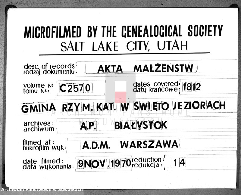 image.from.unit.number "Akta zaślubionych gminy święto-jeziorskiey od 1-go stycznia 1812"