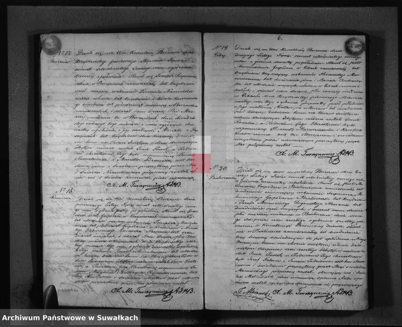 image.from.unit.number "Księga Duplikat Parafii Berznickiey z R-u 1848"