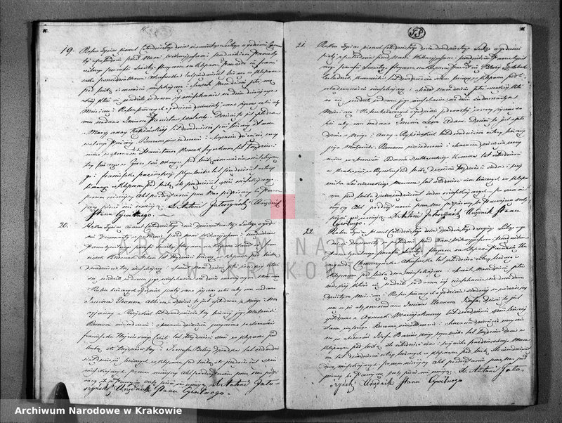 Obraz 8 z jednostki "Księga Aktów Urodzenia i Uznania Parafii Sgo Floryana na Rok 1840"