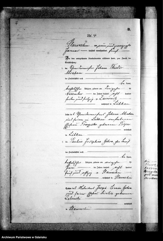 image.from.unit.number "Księga małżeństw"