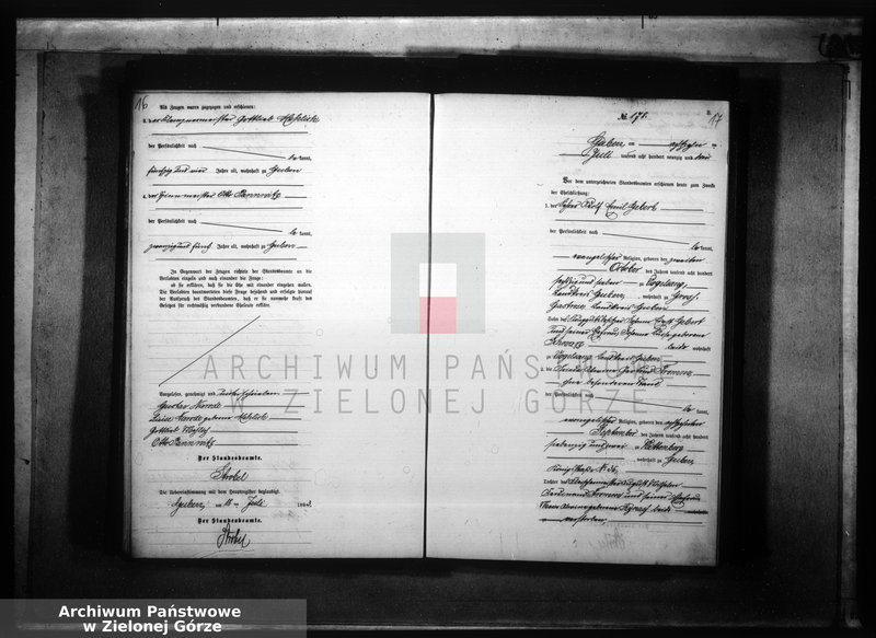 Obraz 13 z jednostki "Heirats-Neben-Register, Band II von No 170 bis No 297"