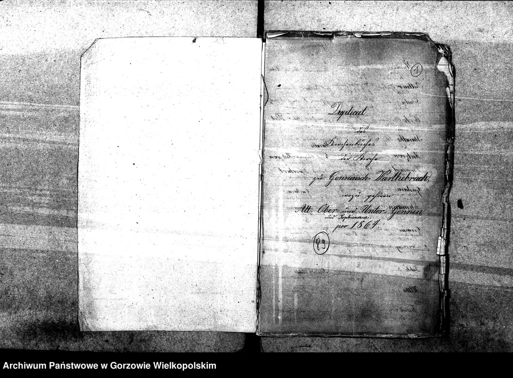 image.from.unit.number "Duplikate der Kirchenbücher von der Parochie Gennisch Warthebruch: Ober Gennin (Jeniniec), Alt Gennin (Jeninek), Unter Gennin (Podjenin), Blumenthal (Kwiatkowice), Spiegel (Poźrzadło), Sophienaue (Zosinek), Hankwitzruh (brak polskiego odpowiednika)"