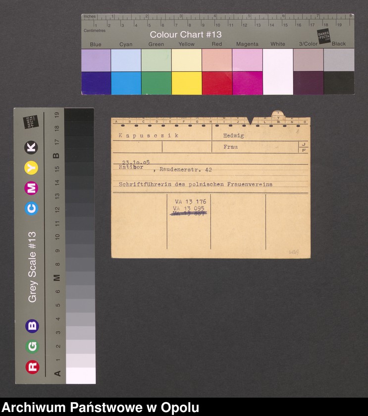 Obraz 3 z jednostki "[Kapusczik Hedwig, ur. 23.10.1905 r., zam. Ratibor]"