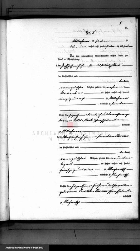 Obraz 10 z jednostki "Księga małżeństw"