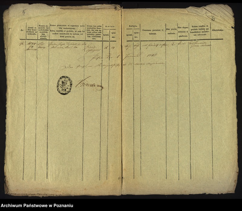 Obraz 5 z jednostki "Księga ślubów"