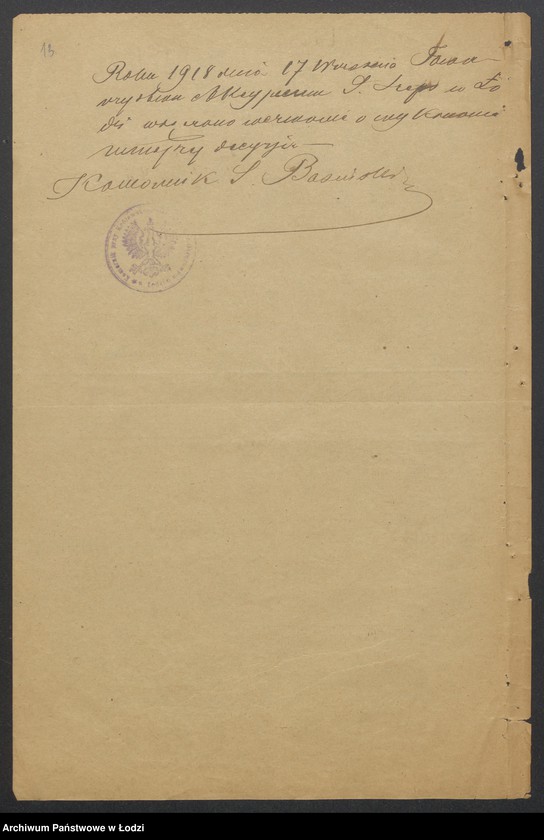 Obraz 15 z jednostki "Towarzystwo Akcyjne Wyrobów Manufakturowych S. Szeps i S-ka – wytwarzanie i sprzedaż towarów wełninych"