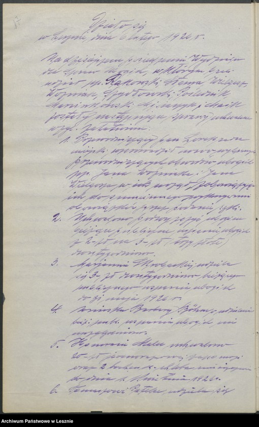 Obraz 20 z jednostki "[Protokolarz z posiedzeń Wydziału dla Spraw Ubogich i Gminnej Komisji Opieki Społecznej]"