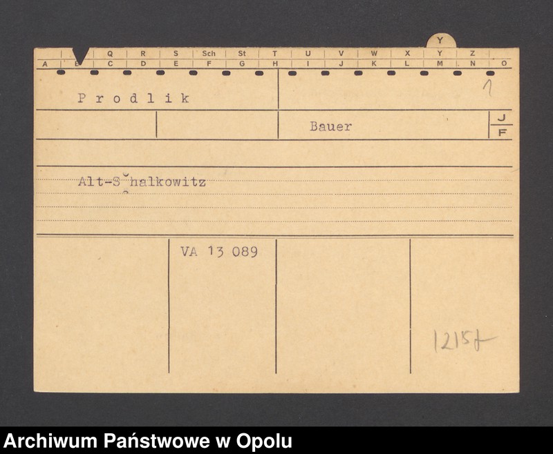Obraz 3 z jednostki "[Prodlik, zam. Alt - Schalkendorf]"