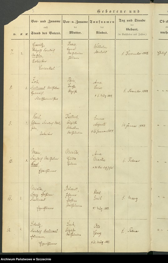 image.from.unit.number "Kirchenbuch. Lübzin (Lubczyna, now.)."