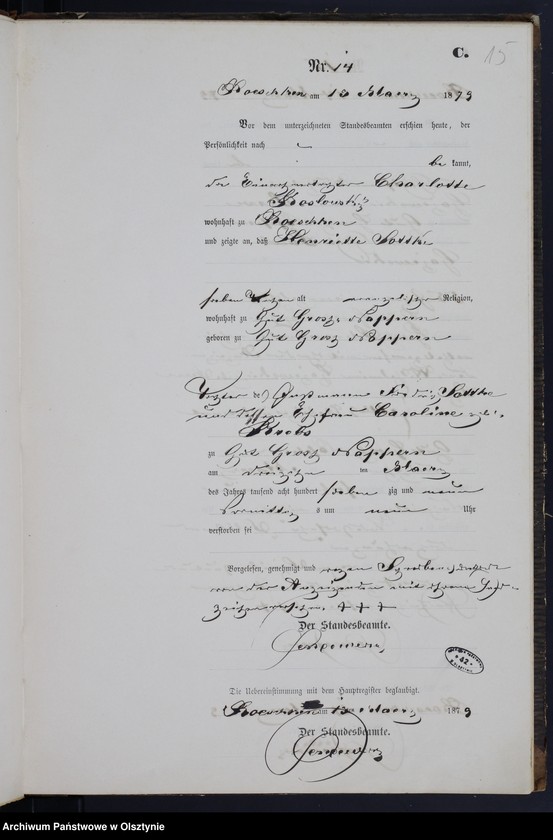 image.from.unit.number "Sterbe-Neben-Register Nr 1 - 51"