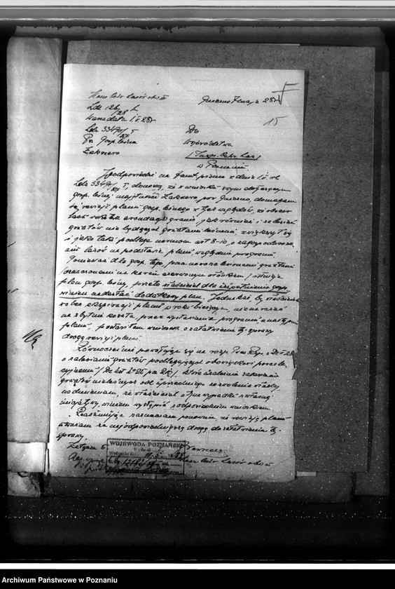 Obraz 19 z jednostki "/Nadzór nad gospodarką leśną/ majętności Zakrzewo powiecie gnieźnieńskim"