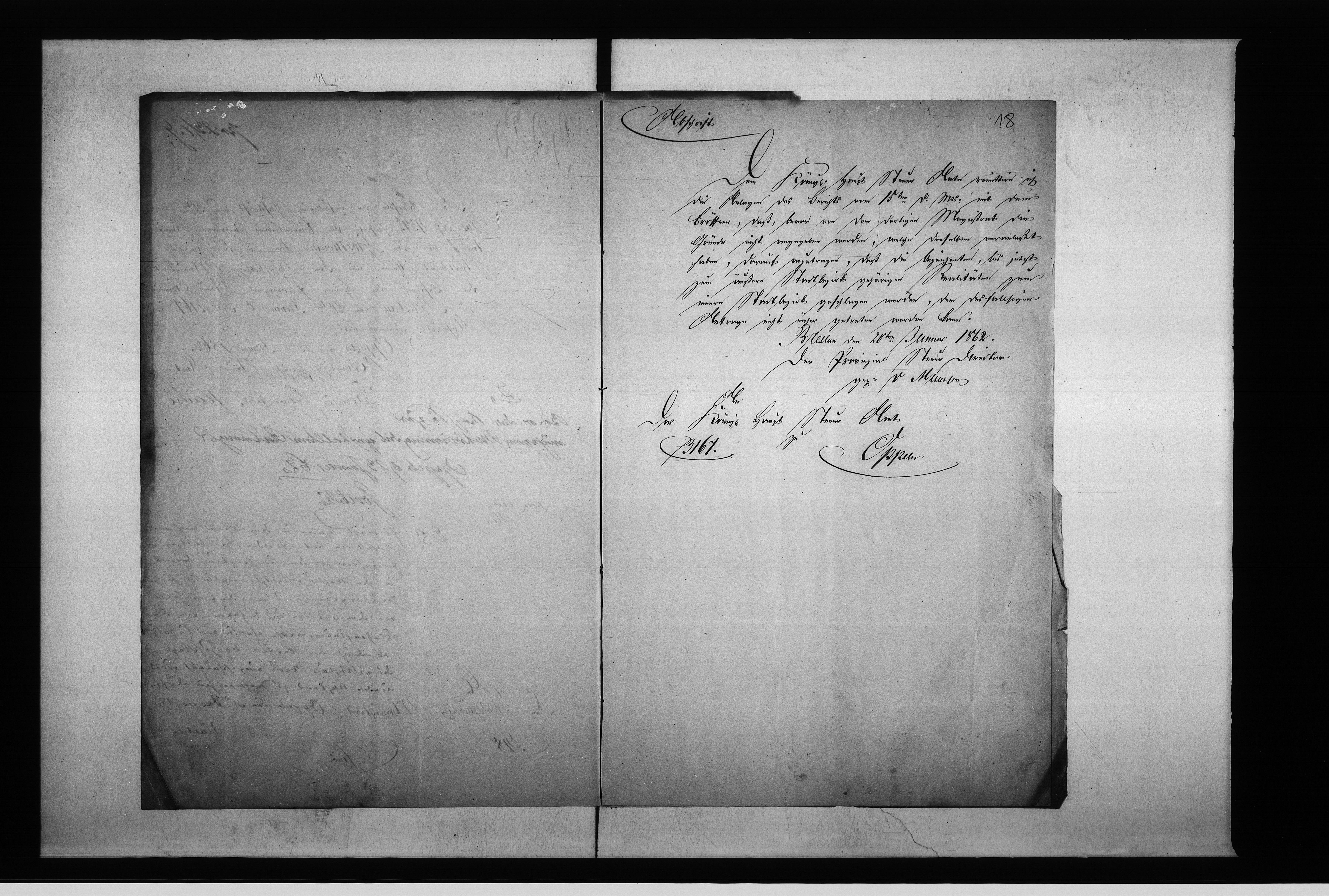 Obraz 18 z jednostki "Acta des Magistrats zu Oppeln betreffend die Erweiterung des mahl- und schlachtsteuerpflichtigen Bezirks der Stadt"