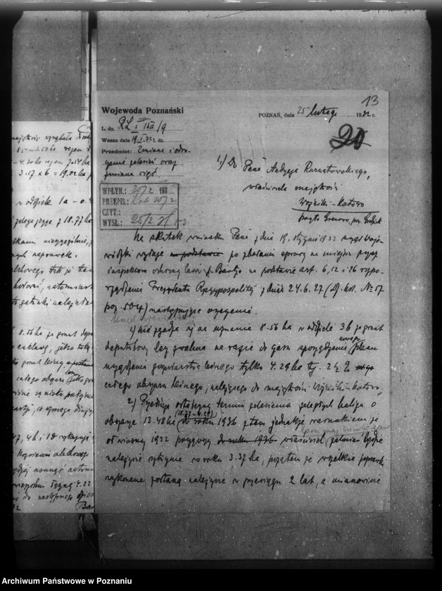 Obraz 18 z jednostki "Majętność leśna Kotowo-Wożniki powiat nowotomyski"