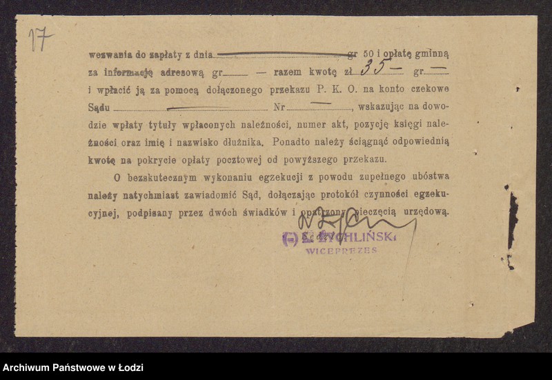Obraz 19 z jednostki "Betes- Jankiel Szulim Finkler, Jakub Frydman, Mendel Frydman, Lajbus Rozenfeld, Judka Blakowski- sprzedaż przędzy i manufaktury bawełnianej"