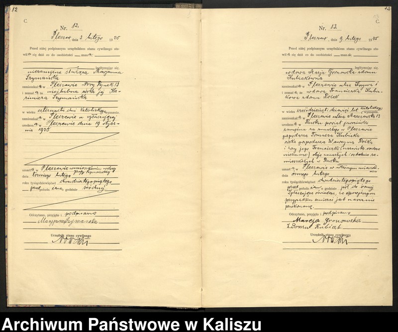 Obraz 10 z jednostki "[Księga zgonów]"