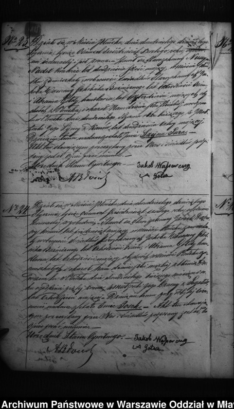 Obraz 15 z jednostki "Akta urodzeń, małżeństw, zgonów"