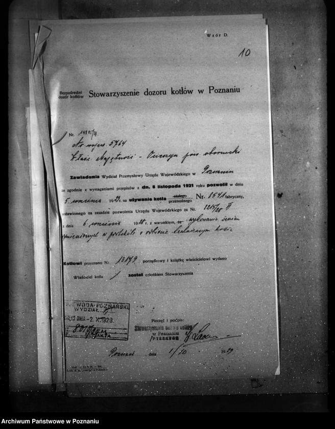 Obraz 14 z jednostki "Majętność Ocieszyn pow. obornicki, własność Skrzydlewski nr woj. kotła 8541"