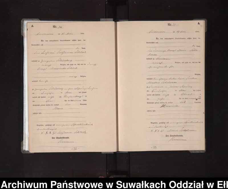 image.from.unit.number "[Geburts-Haupt-Register des Königlich Preussischen Standes-Amtes der Stadt Nikolaiken Kreis Sensburg]"