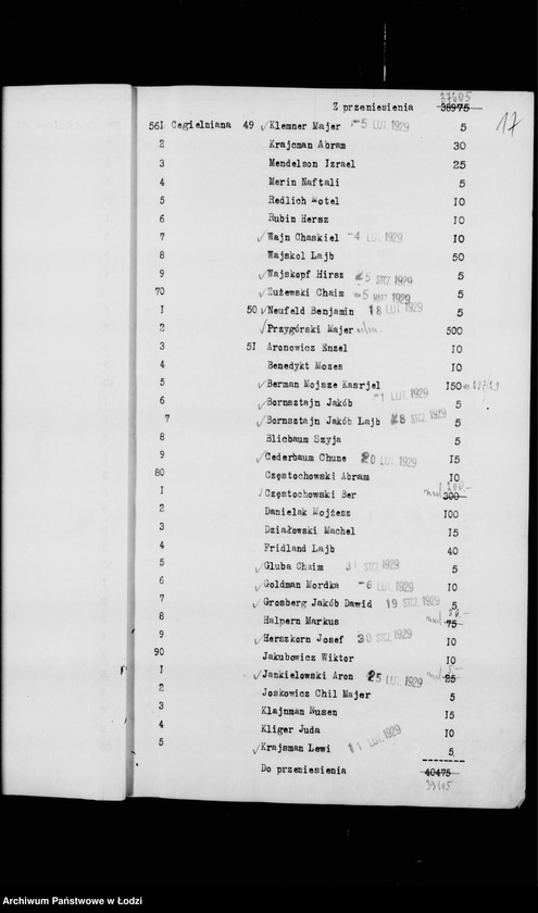 Obraz 20 z jednostki "Rejestr poborczy"