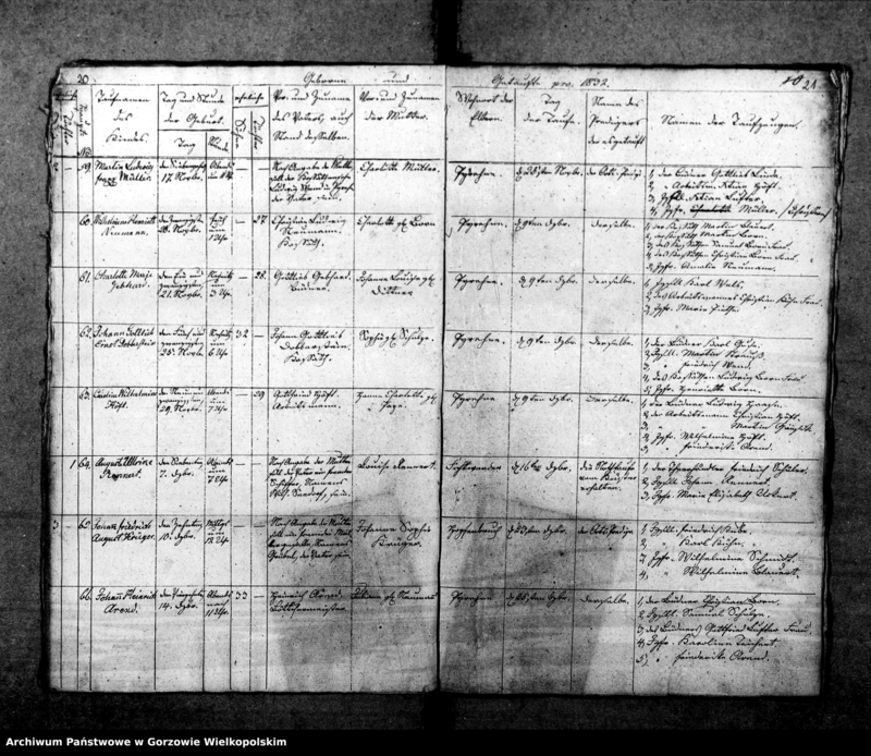 Obraz 15 z jednostki "Duplikate der Kirchenbücher von Pyrehne (Pyrzany): Pyrehne (Pyrzany), Woxholländer (Oksza), Logau (Łagów), Schützensorge (Kłopotowo), Pyrehner Holländer (Pyrzanki), Gross Rehne (Rań), Enterwerder (Kownatki), Stremeltswerder, Radewiesen (Zagajno), Ludwigshof (Okrąglica)."