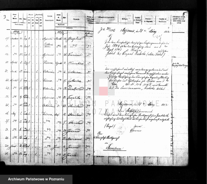Obraz 4 z jednostki "Duplikat baptisatorum, copulatorum, mortuorum"