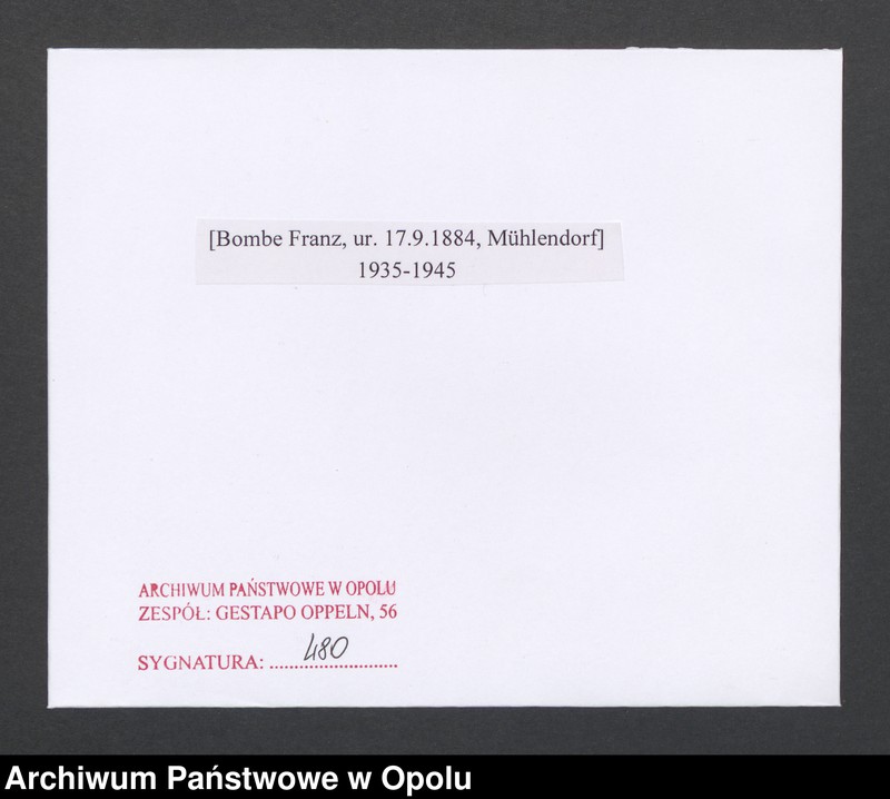 image.from.unit.number "[Bombe Franz, ur. 17.9.1884, Mühlendorf]"