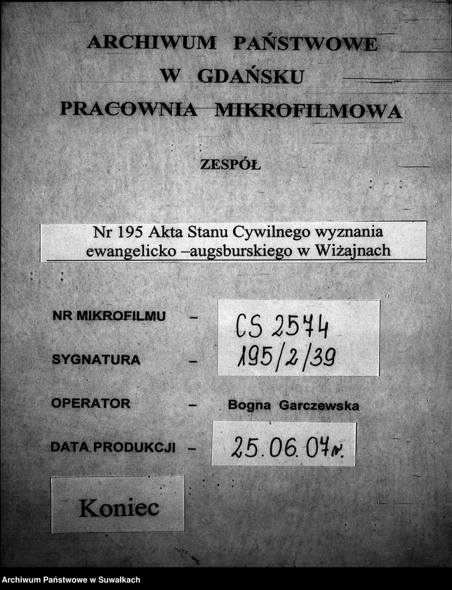 image.from.unit.number "Dokumenty k aktom o brakosočetaniu Vižajnskogo Evangeličesko-Luteranskogo prichoda za 1885 god"