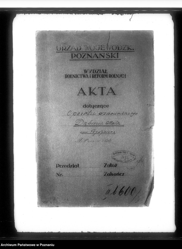 Obraz 5 z jednostki "Operat szacunkowy Dąbrowa Mała powiat bydgoski"