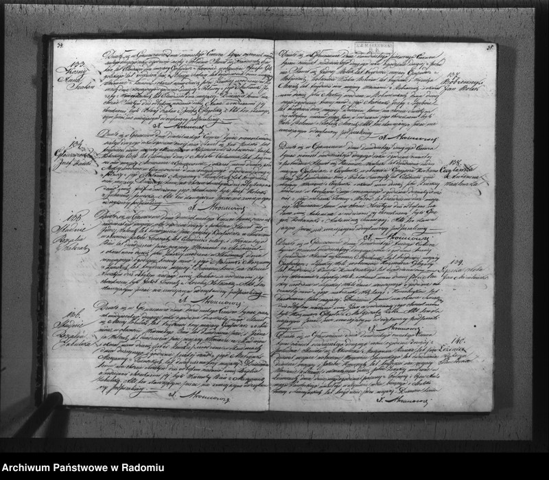 image.from.unit.number "Duplikat akt religijno cywilnych urodzonych, zaślubionych i zmarłych w parafii Głowaczów na rok 1862"