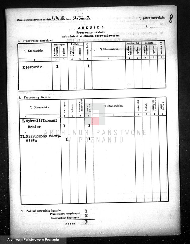 Obraz 13 z jednostki "Kwestionariusz Wodociągi Miejskie w Kościanie"