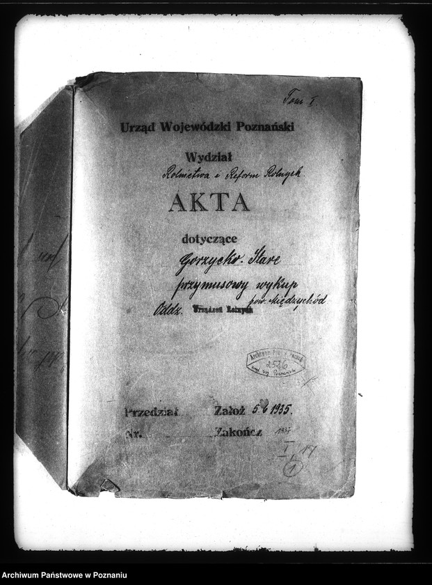 Obraz 4 z jednostki "Majątek Gorzycko Stare powiatu międzychodzkiego przymusowy wykup"