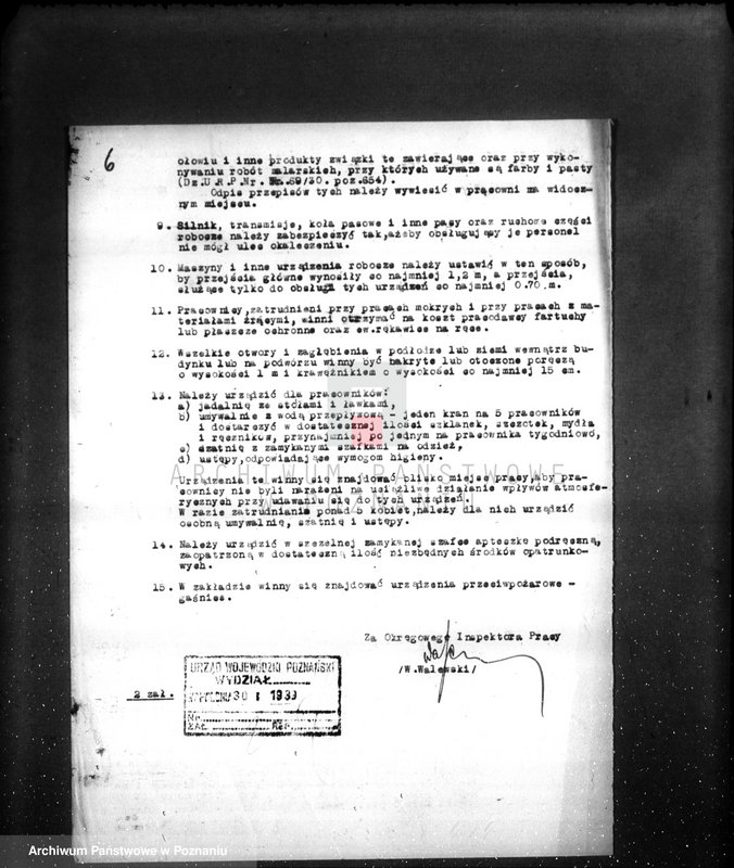 Obraz 10 z jednostki "Wytwórnia chemiczna Nitrolak w Poznaniu /zatwierdzenie projektu urządzania/"