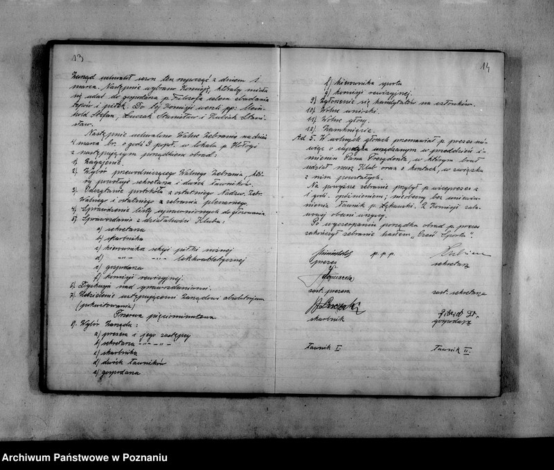 Obraz 11 z jednostki "Protokoły zebrań zarządu, plenarne"