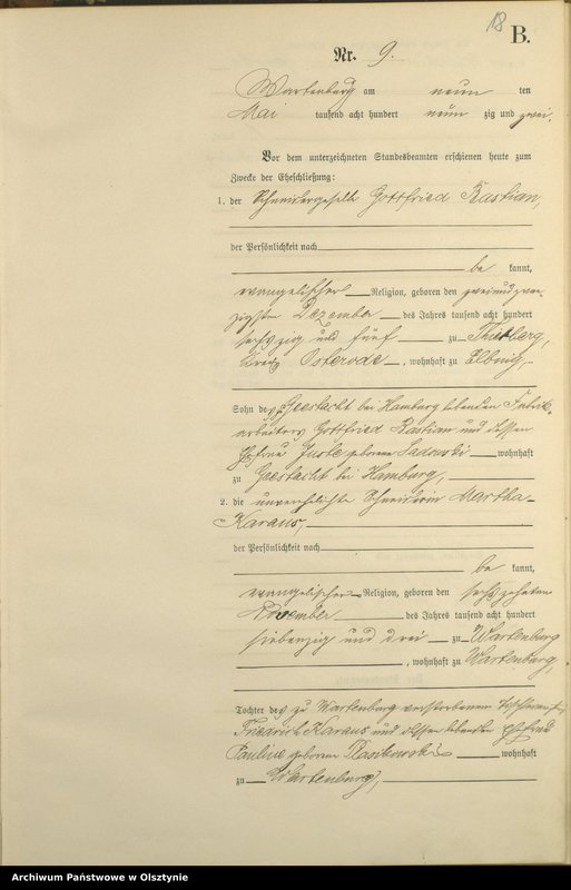 image.from.unit.number "Heiraths-Haupt-Register Nr 1 - 31"