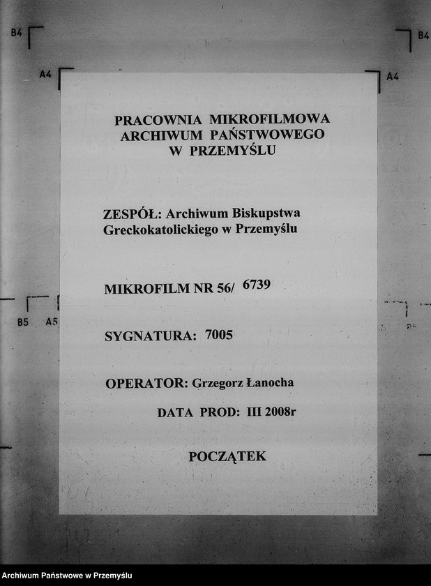 image.from.unit.number "[Kopie ksiąg metrykalnych parafii Zawadka z filią Kamionka (dekanat Jaśliska)]"