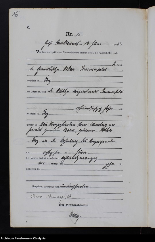 image.from.unit.number "Sterbe-Haupt-Register Nr 1-25"