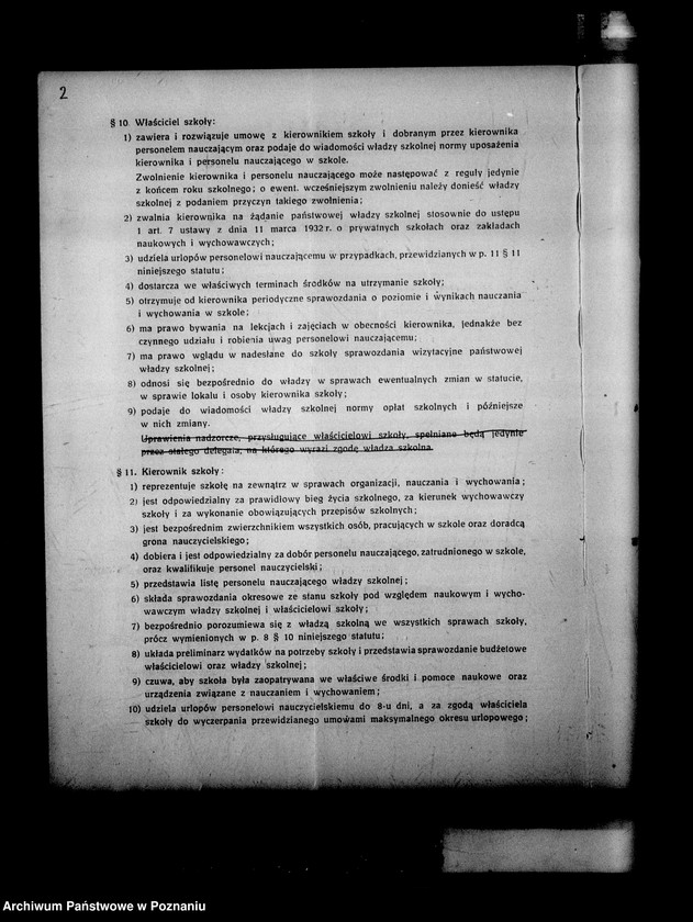 Obraz 5 z jednostki "Prywatna Szkoła Powszechna z niemieckim językiem nauczania w Witkowie, powiat Gniezno"